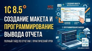 Создание макета и программирование вывода отчета. 1С 8.5