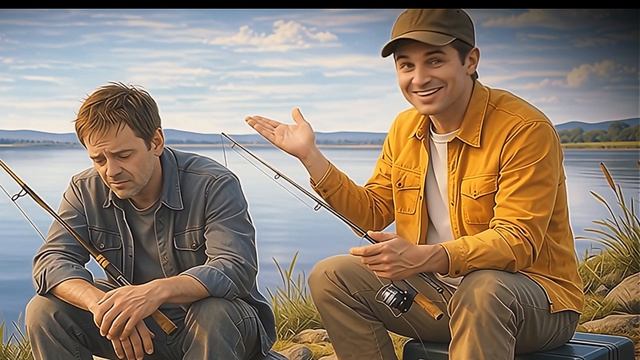 «Самый непростой выбор рыбака» анекдот