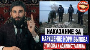 УГОЛОВКА за перелов рыбы. Новости рыбалки.