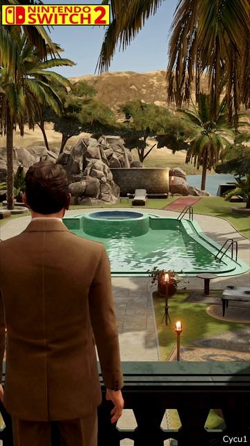 Сравнение графики игры Agatha Christie Death on the Nile на PS5 Pro и Switch 2 смотреть онлайн
