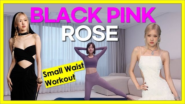 Bomfit-BLACKPINK Rosé INSPIRED PILATES WORKOUT | Smaller Waist & Flat Belly