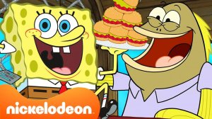Губка Боб | 2 часа самых счастливых моментов в «Красти Крабе»!  | Nickelodeon Cyrillic