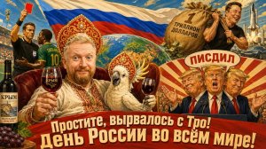 «Простите, вырвалось!» №438 | Про День России, первого триллионера на планете и серийного Писдилера