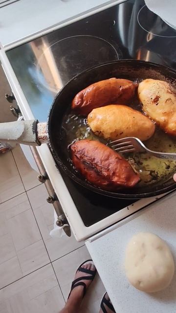 На даче
