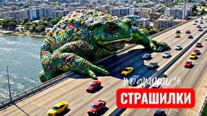 КОНГ ПРОТИВ. ГИГАНСКАЯ ЖАБА . Окончательное противостояние во имя защиты города. СТРАШИЛКИ.