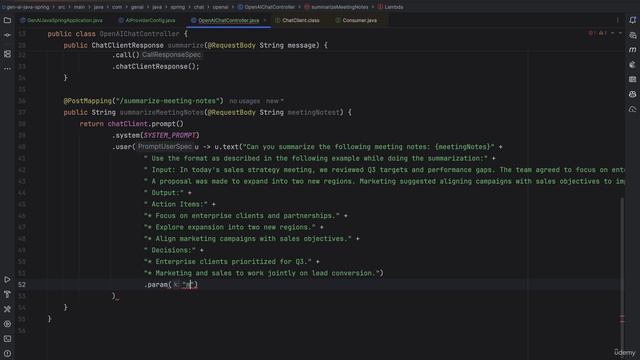 13. Using in-place prompt template for secure and simplified Summarizer use case