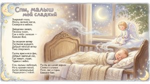 Кодыбельная «Спи, малыш мой сладкий». Убоюуивающая мелодия для малышей.
