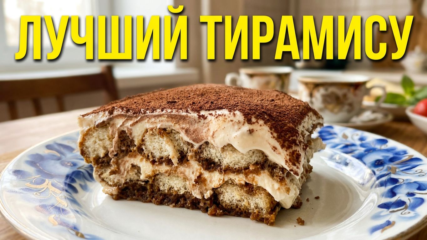 Тирамису дома: рецепт за 20 минут
