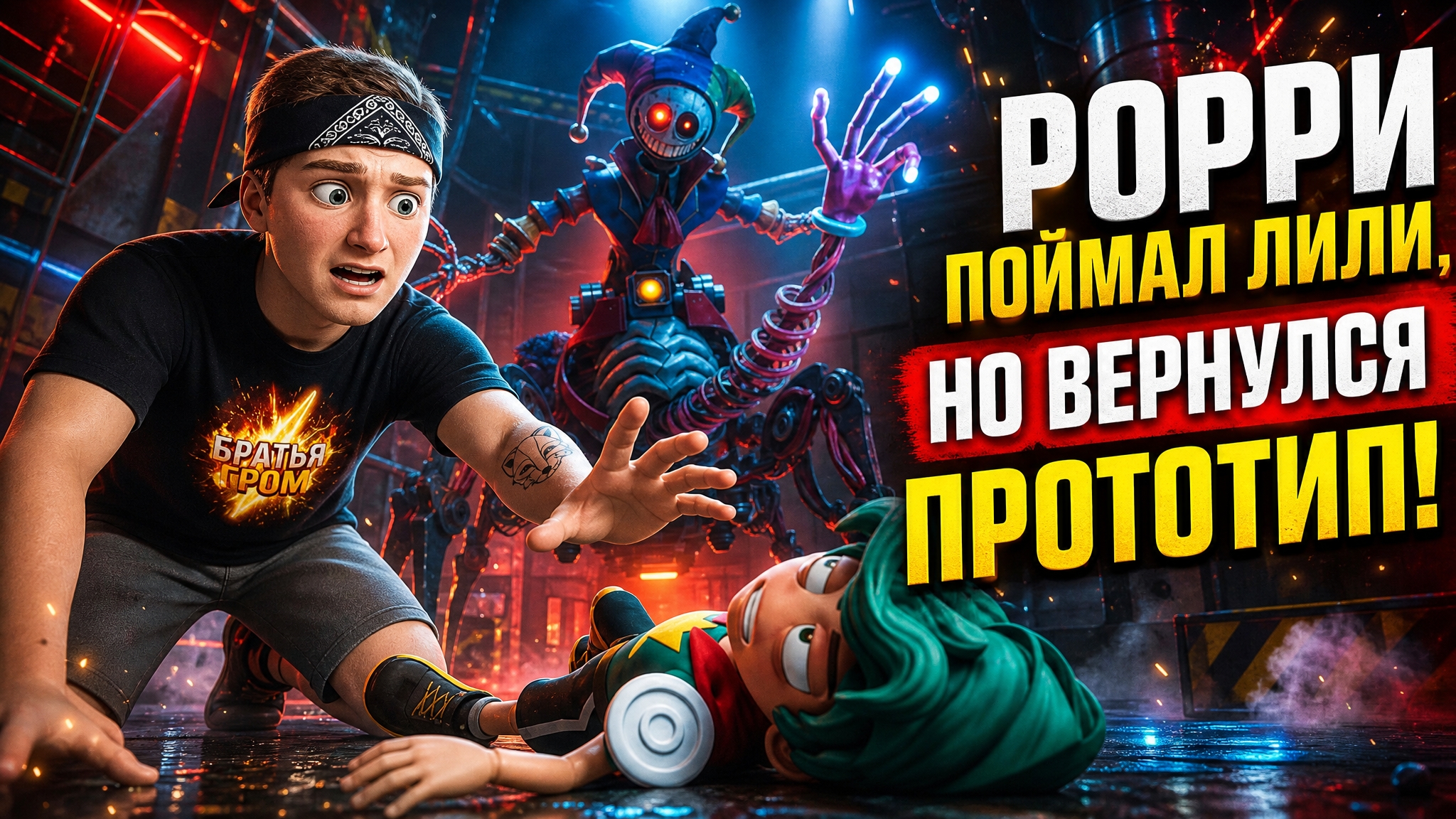 ⚡ПРОТОТИП ВЕРНУЛСЯ?! 😱 Рори поймал Лили в Poppy Playtime 6! (Фанмейд)