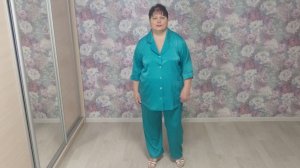Костюм в пижамном стиле