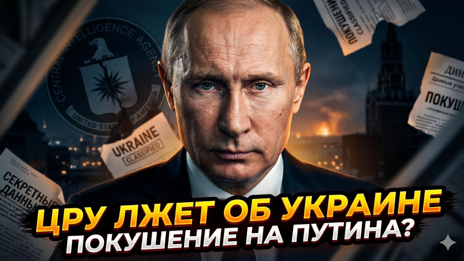 🕵️♂️ ЦРУ врёт о покушении на Путина? Разоблачение шокирующих «сливов» про Украину