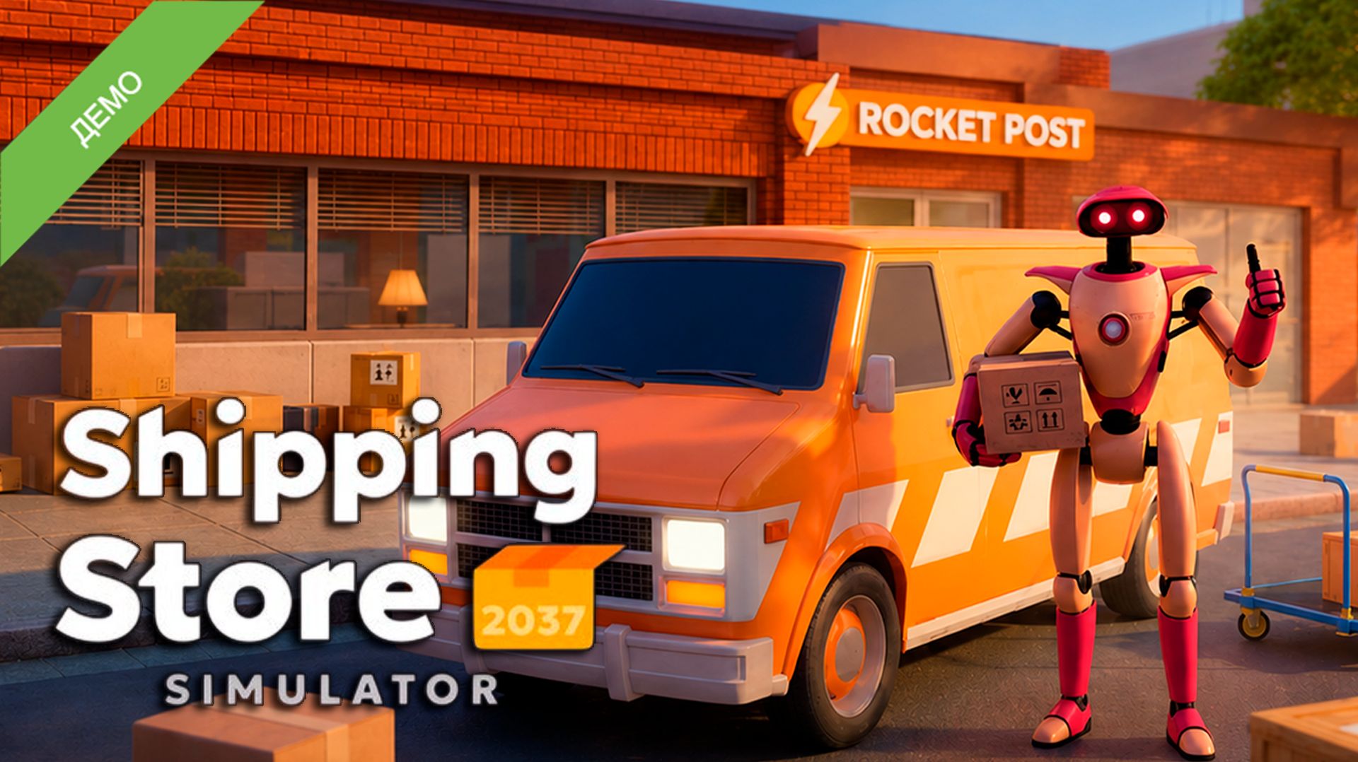 ОТКРЫЛА СВОЙ ПУНКТ ВЫДАЧИ ЗАКАЗОВ - Shipping Store Simulator 2037 DEMO смотреть онлайн