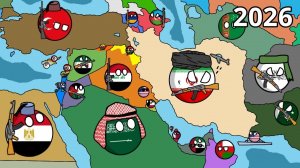 History of Middle East (1900 - 2026) Countryballs Best Version