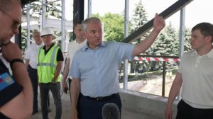 Вячеслав Володин и Андрей Никитин проинспектировали ход реконструкции вокзала в Саратове.