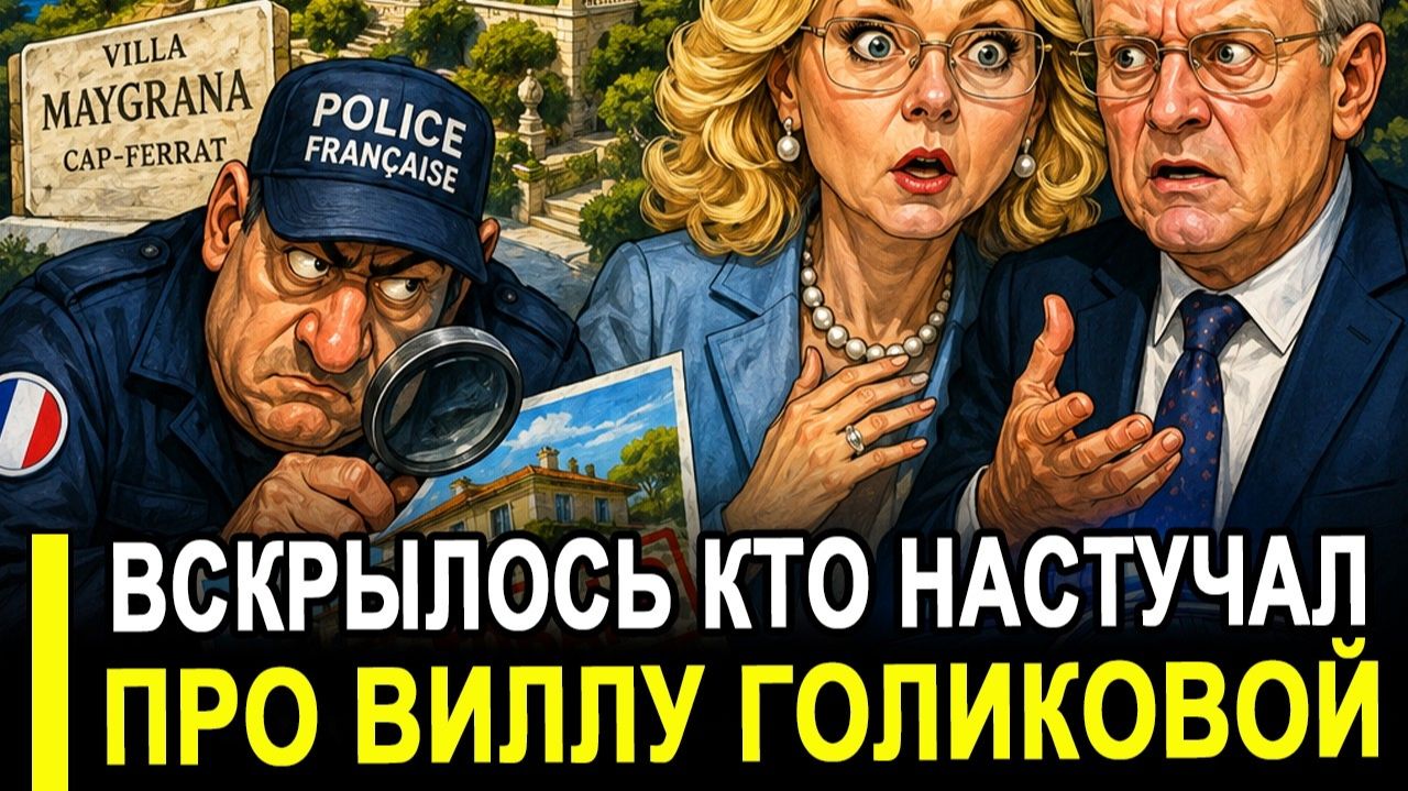 ВОТ И ВСЕ.. Стало известно, кто «настучал» французской полиции про виллу Голиковой