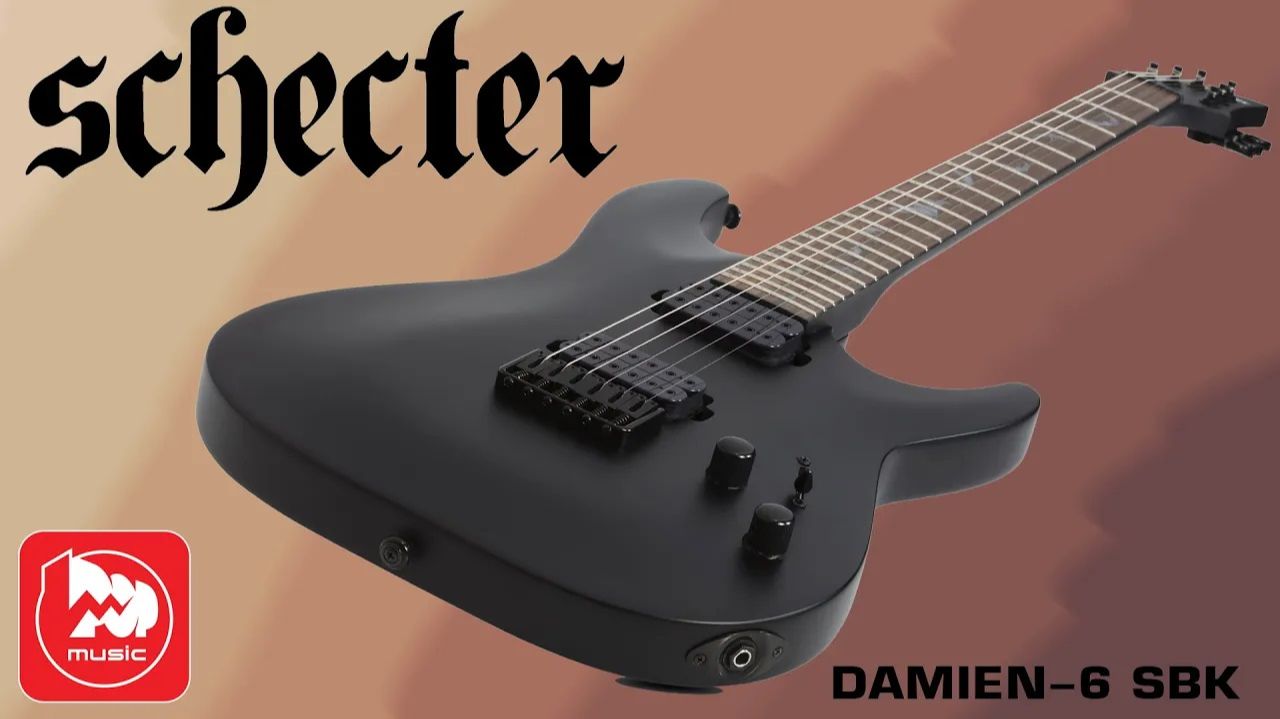 Электрогитара Schecter Damien-6 (хамбакеры и push-pull)