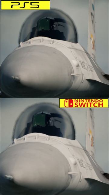 Сравнение графики Ace Combat 7 на PS5 и Nintendo Switch смотреть онлайн