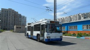 Поездка на троллейбусе БТЗ-52764Р (№243) по маршруту №8