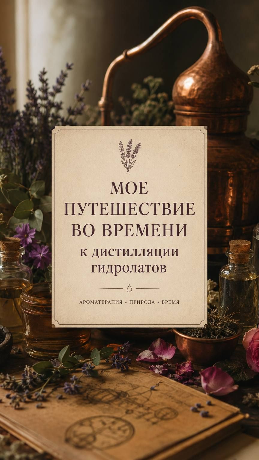 Мое путешествие во времени к дистилляции гидролатов. Др.Ульвия Голденбрук #гидролаты  #аламбик