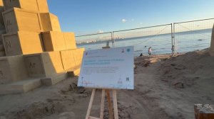 Скульптуры из песка в Парке 300-летия Санкт-Петербурга