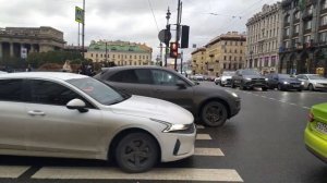 Ленинград (Санкт-Петербург), Невский проспект, канал Грибоедова, Казанский собор. Осень