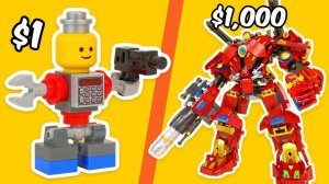НАБОР LEGO за 1 доллар против 1000 долларов...