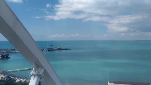МОРЕ С ВЫСОТЫ ПТИЧЕГО ПОЛЁТА / 70 МЕТРОВ НАД АНАПОЙ / КОЛЕСО ОБОЗРЕНИЯ ПАРК 30 ЛЕТ ПОБЕДЫ