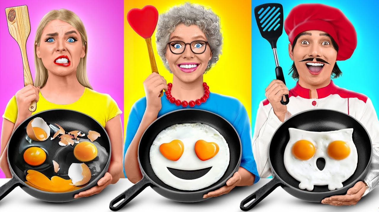 Кулинарный Челлендж Я против Бабушки  Секреты и гаджеты для кухни