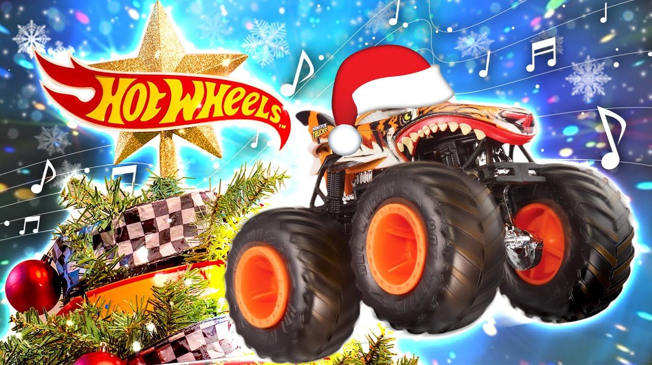 Official MUSIC VIDEO 🎶 | MERRY CHRISTMAS FROM HOT WHEELS! 🎄🎅