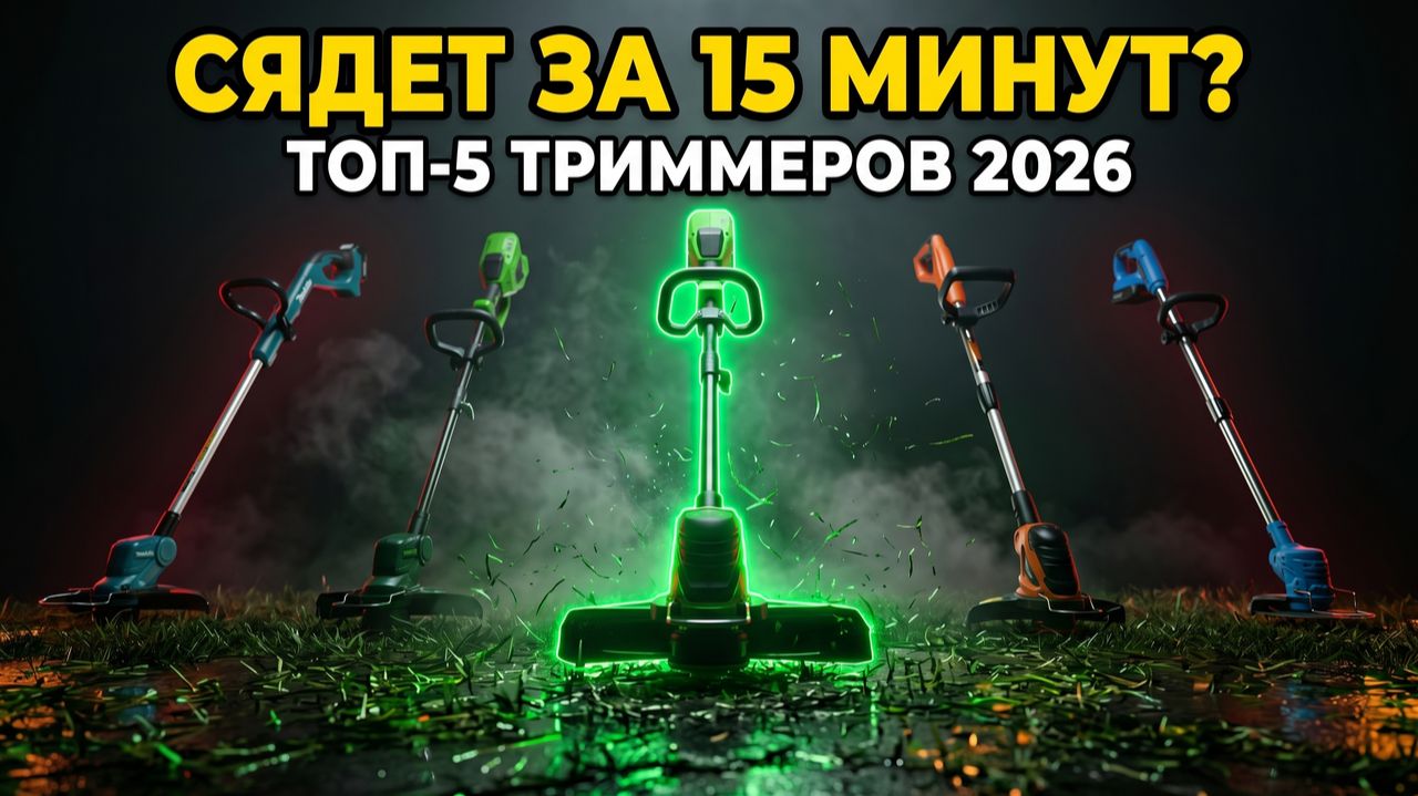 ТОП-5 Аккумуляторных Триммеров 2026: Какой Сядет Через 15 Минут