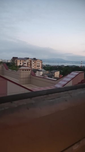 на рассвете