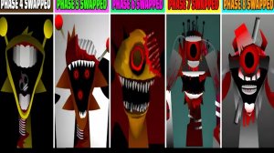 sprunki phase 3-8 SMAPED (оригиналы и не оригигалы)