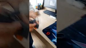 распаковка клавиатуры и мышки Abobus!