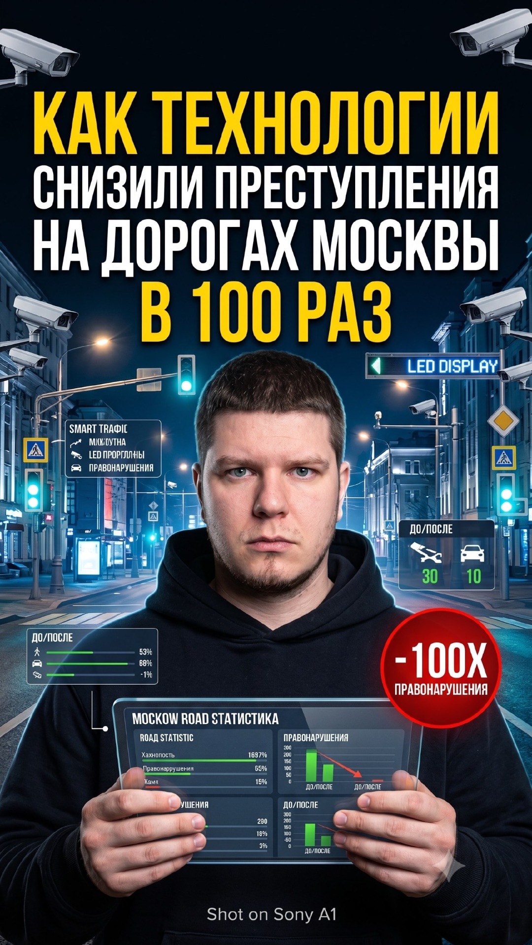Как технологии снизили преступления на дорогах Москвы в 100 раз