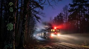 Фоновое видео релакс: ночной поезд увезет в крепкий сон