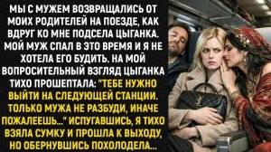 Мы с мужем возвращались от моих родителей на поезде, как вдруг ко мне подсела...