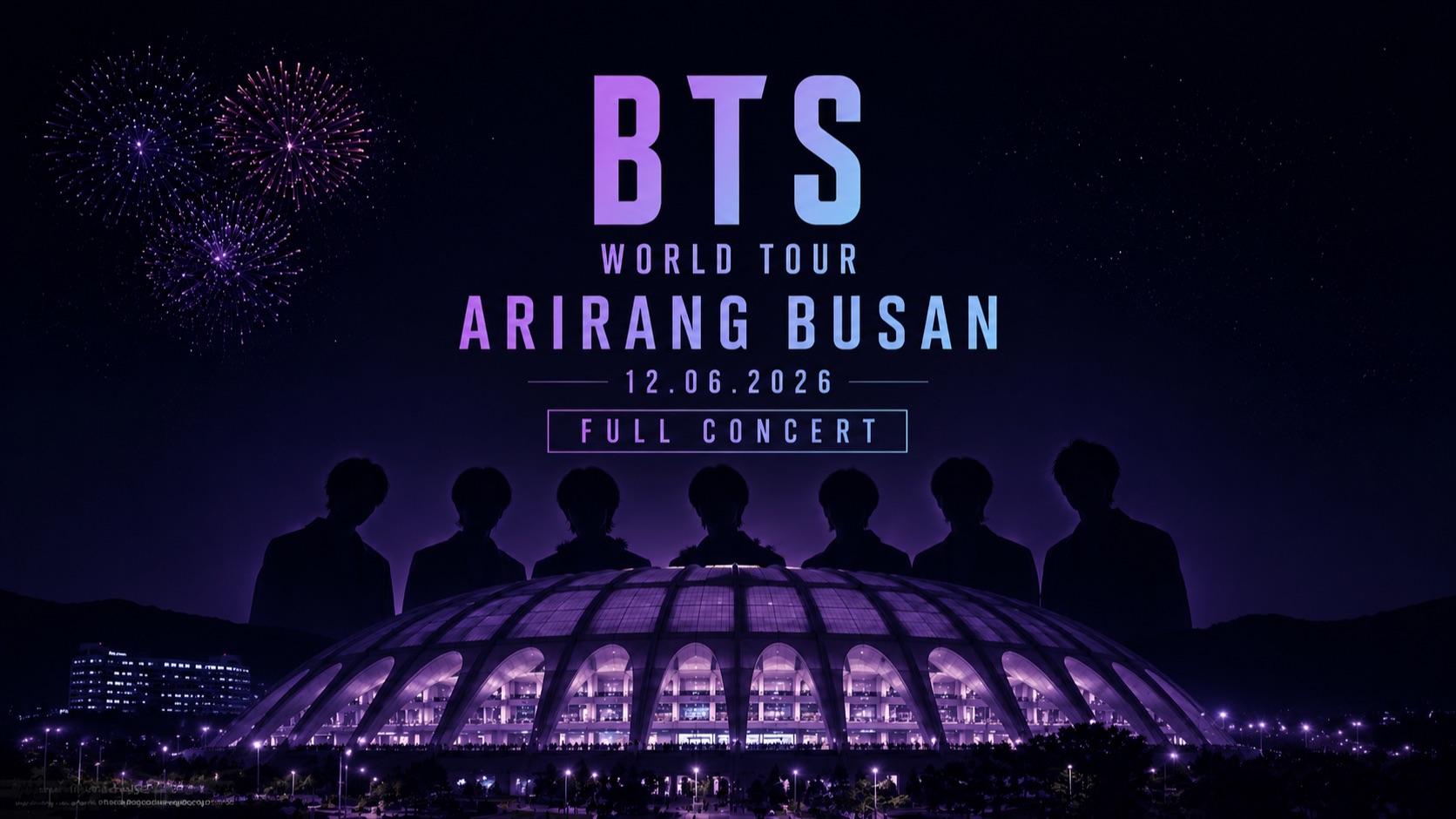 BTS WORLD TOUR 2026 BUSAN 💜 ПОЛНЫЙ КОНЦЕРТ 💜 4K
