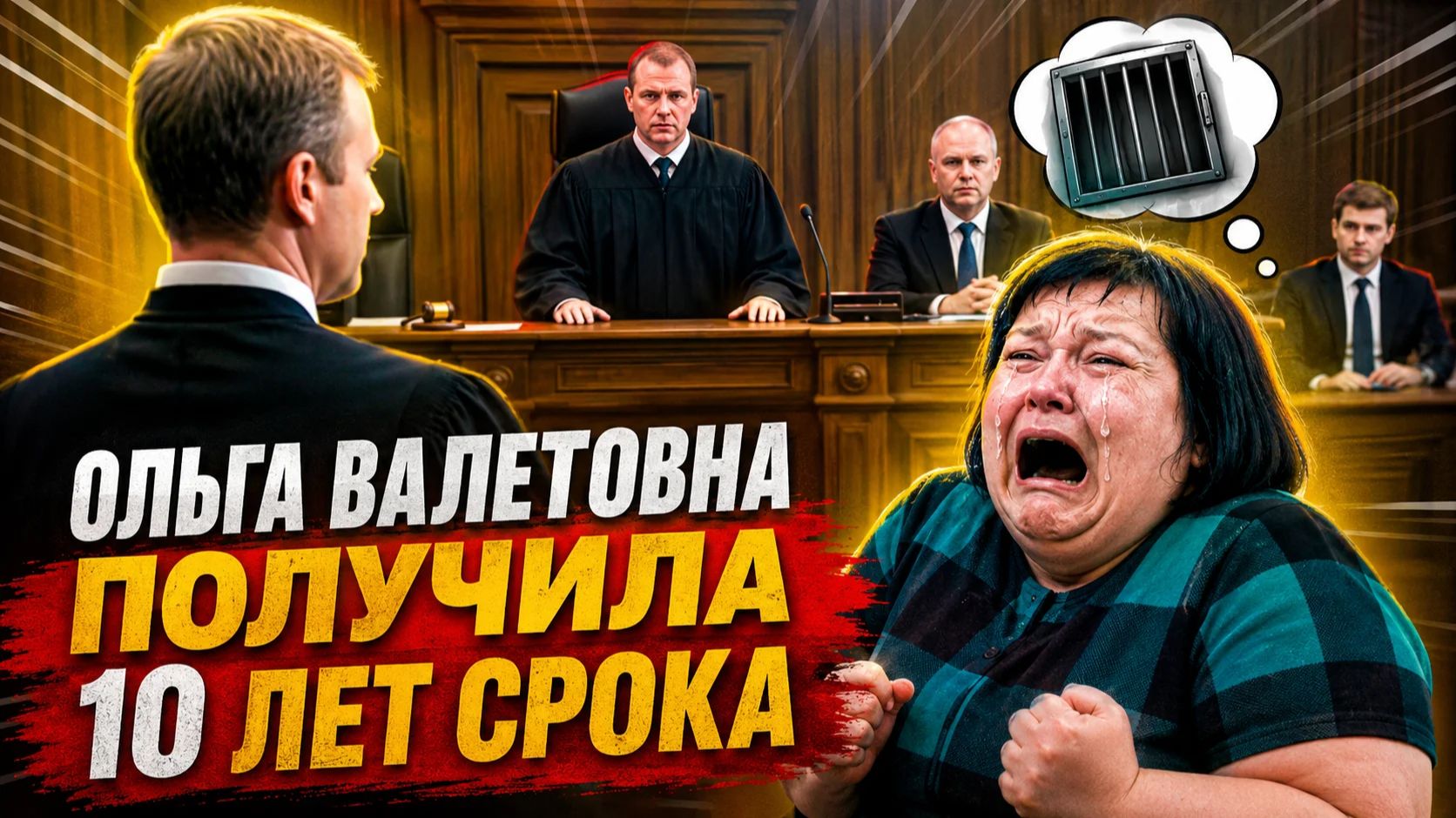 Ольга Валерьевна 40 RUS  просто рыдала когда узнала приговор суда. Приговор 10 лет.
