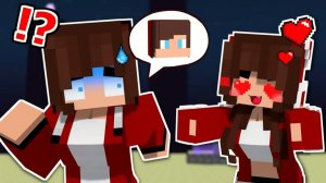 Джей Джей превратился в девушку — анимация из Minecraft