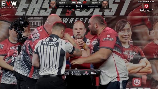 Georgi Tsvetkov vs Michael Todd Armwrestling смотреть онлайн