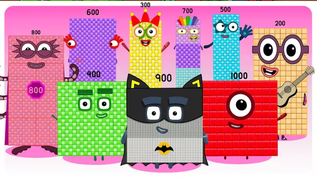 sprunki OC Numberblocks 200 to 1000 l Compijatjon lncredibox sprunki numberblocks incredibox.😃😃😃