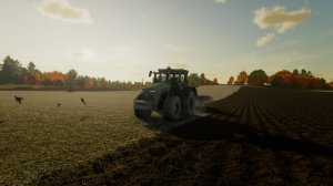 Farming Simulator 22 пахота зяби Заря