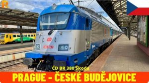 🚄 4К SmartTV ➤ 🌄 Из Праги в Ческе-Будеевице, Чехия! Вид машиниста поезда! 🌄