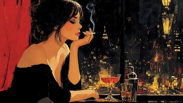 Kiss the Smoke ｜ Instrumental Noir Jazz Bar to Find Your Peace