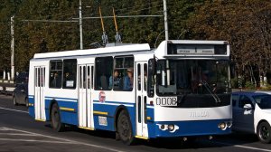 Поездка на троллейбусе ЗиУ-682Г-016.05 (ЗиУ-682Г0М) №0008 по маршруту №1
