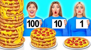 100 Слоев Еды Челлендж # Смешные Cитуации от Super Hyper DO