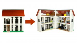 Этот дом LEGO открывается