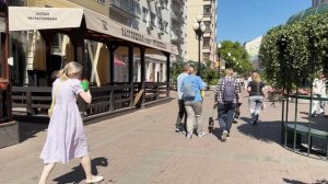 Прогулка по легендарному Старому Арбату Москва 😍 Самая атмосферная улица