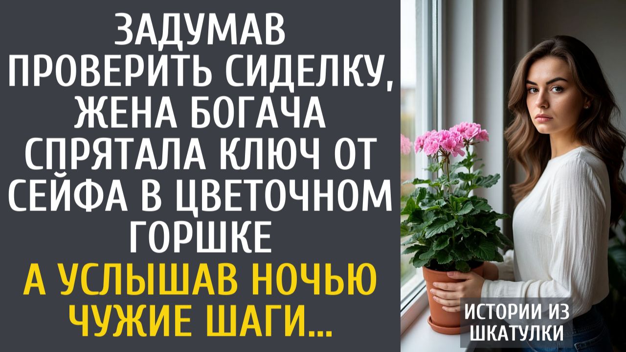 Истории из жизни: Чтобы проверить сиделку, жена богача спрятала ключ от сейфа в цветочном горшке… смотреть онлайн