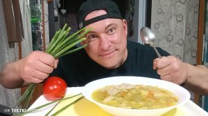 мукбанг/Обжорыч/Тушёная картошка с курицей/